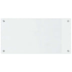 Schienale da cucina 2 pcs Trasparente 80 x 40 cm