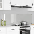 Schienale da cucina 2 pcs Trasparente 80 x 50 cm