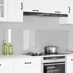 Schienale da cucina 2 pcs Trasparente 80 x 50 cm