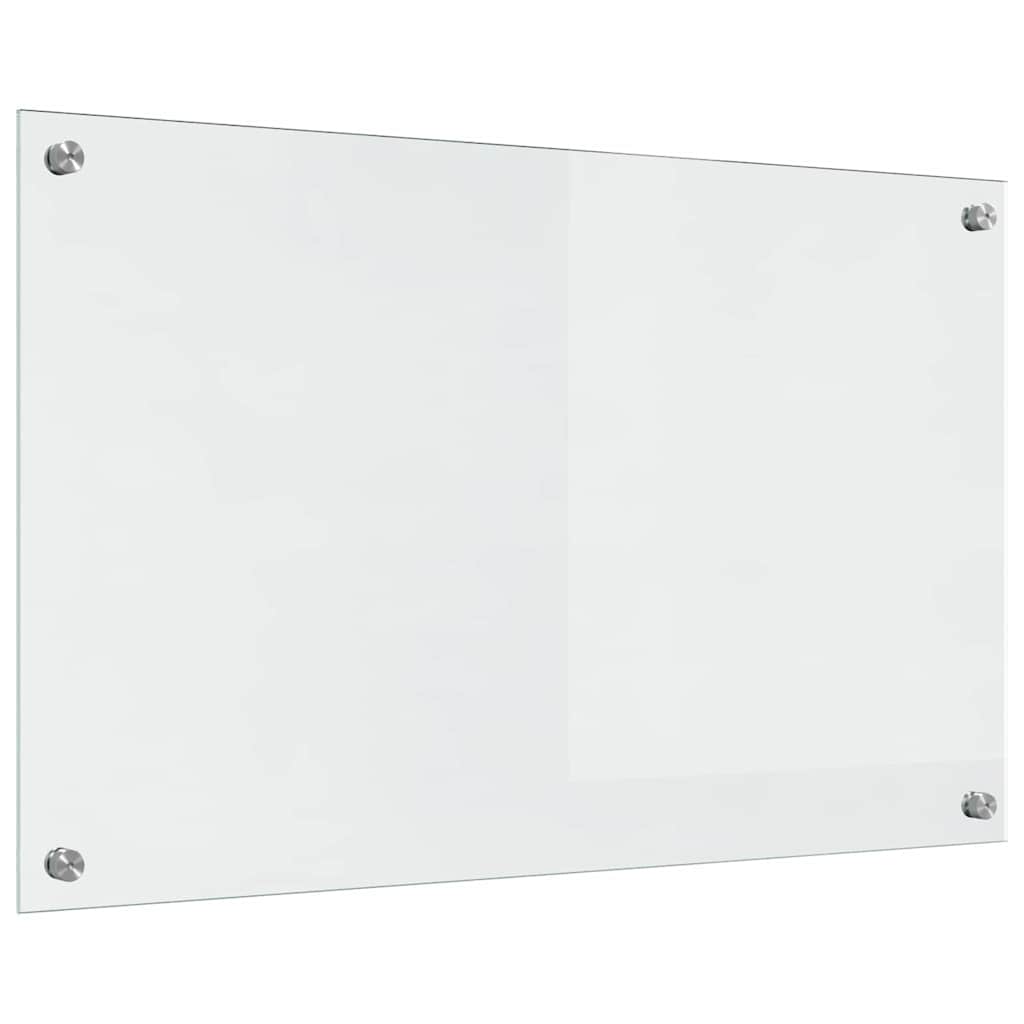 Schienale da cucina 2 pcs Trasparente 80 x 50 cm