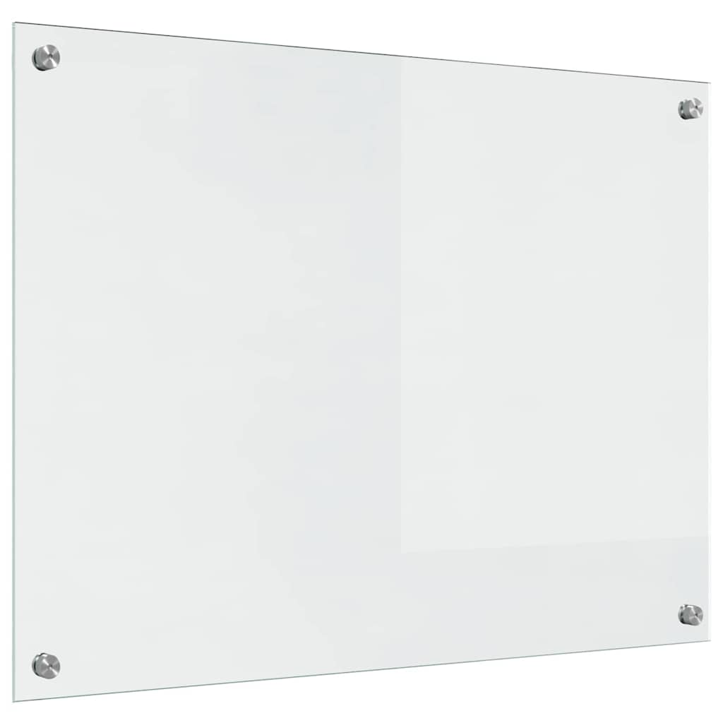 Schienale da cucina 2 pcs Trasparente 80 x 60 cm