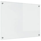 Schienale da cucina 2 pcs Trasparente 80 x 60 cm
