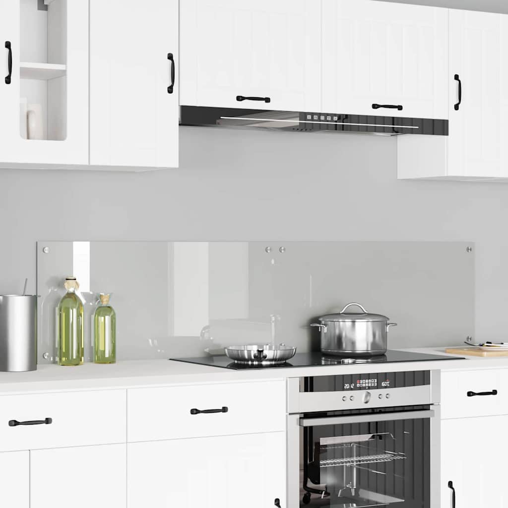 Schienale da cucina 2 pcs Trasparente 90 x 40 cm