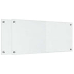 Schienale da cucina 2 pcs Trasparente 90 x 40 cm
