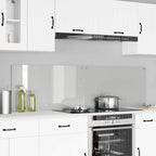 Schienale da cucina 2 pcs Trasparente 90 x 50 cm