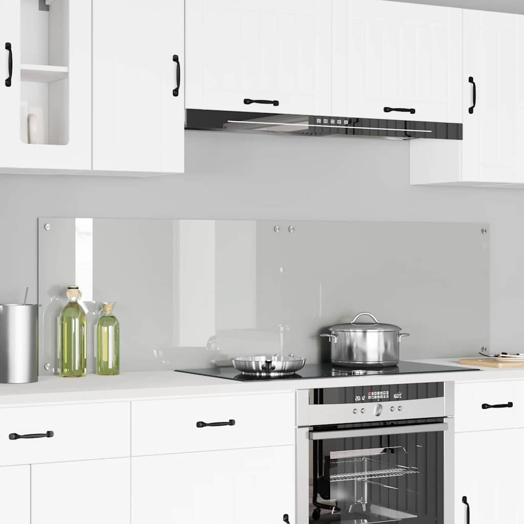 Schienale da cucina 2 pcs Trasparente 90 x 50 cm