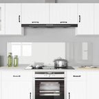 Schienale da cucina 2 pcs Trasparente 90 x 50 cm