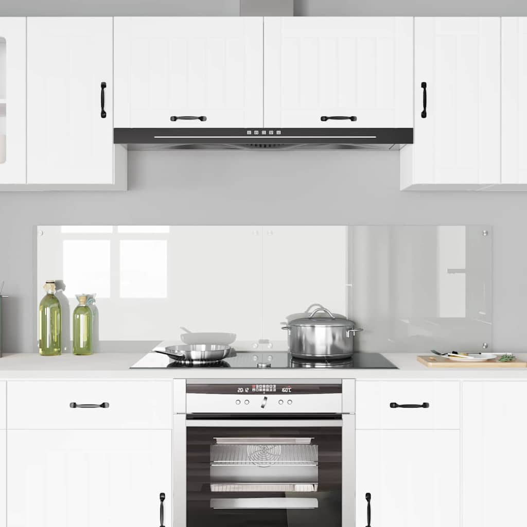 Schienale da cucina 2 pcs Trasparente 90 x 50 cm