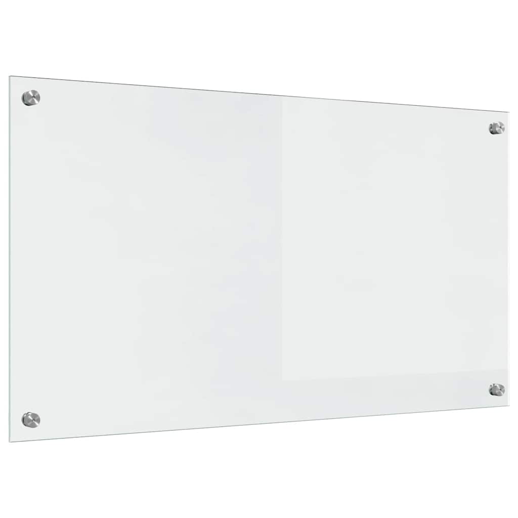 Schienale da cucina 2 pcs Trasparente 90 x 50 cm