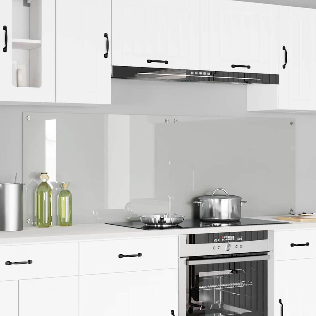 Schienale da cucina 2 pcs Trasparente 90 x 60 cm