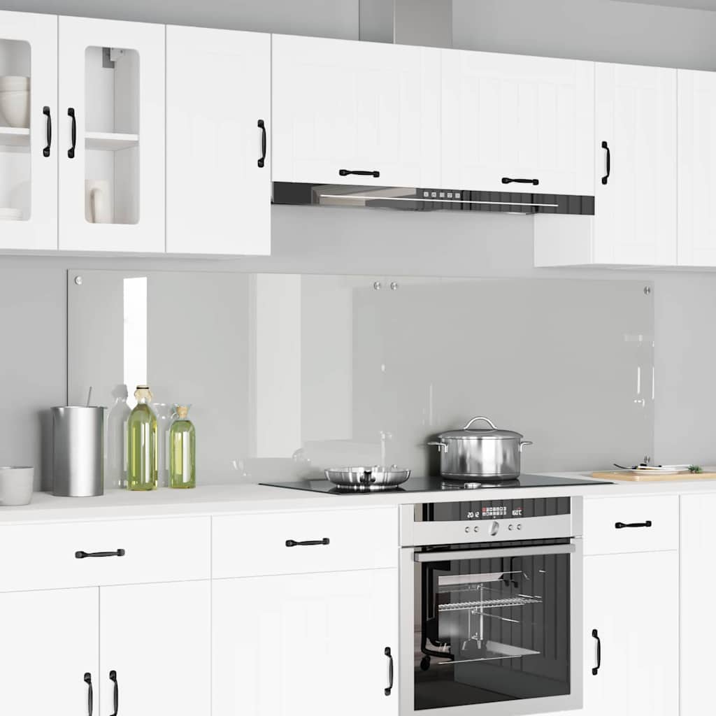 Schienale da cucina 2 pcs Trasparente 100 x 60 cm