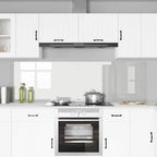 Schienale da cucina 2 pcs Trasparente 100 x 60 cm