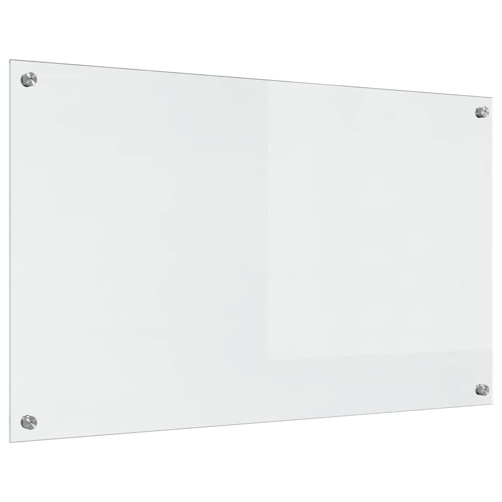 Schienale da cucina 2 pcs Trasparente 100 x 60 cm