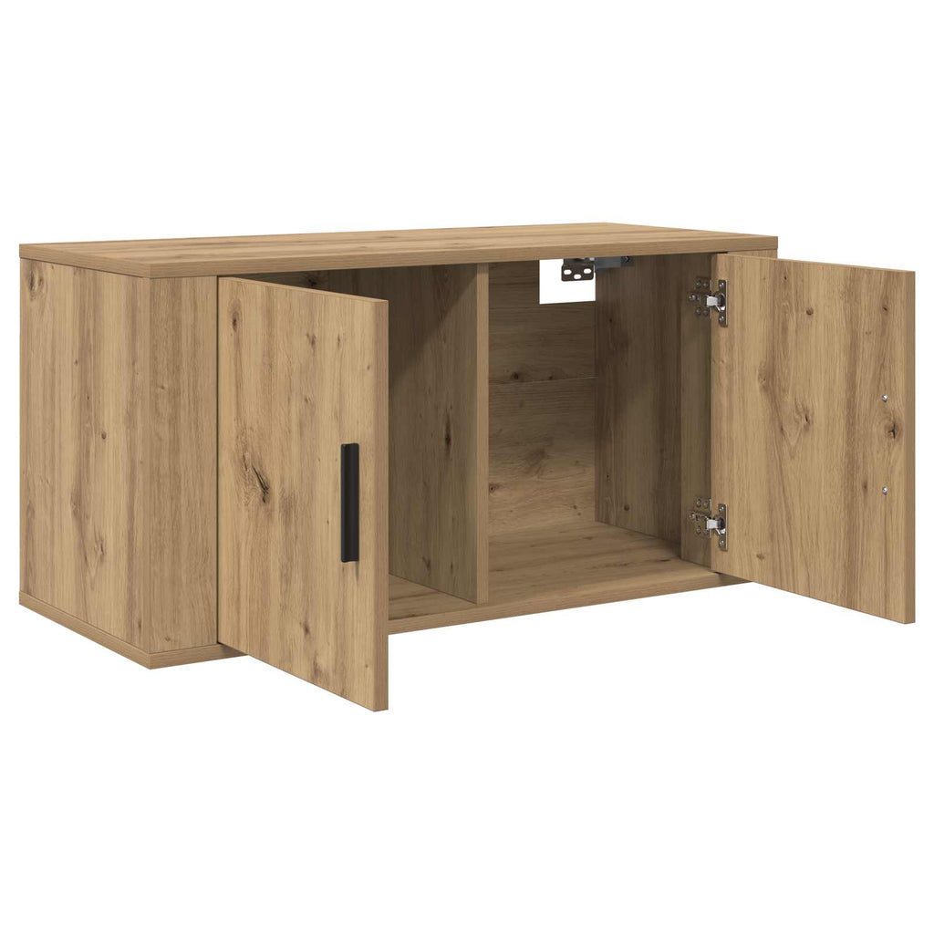 Set Mobile TV da Parete 2 pcs Rovere artigianale