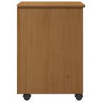 Mobile con Ruote MOSS Marrone Miele 34 x 39 x 56 cm
