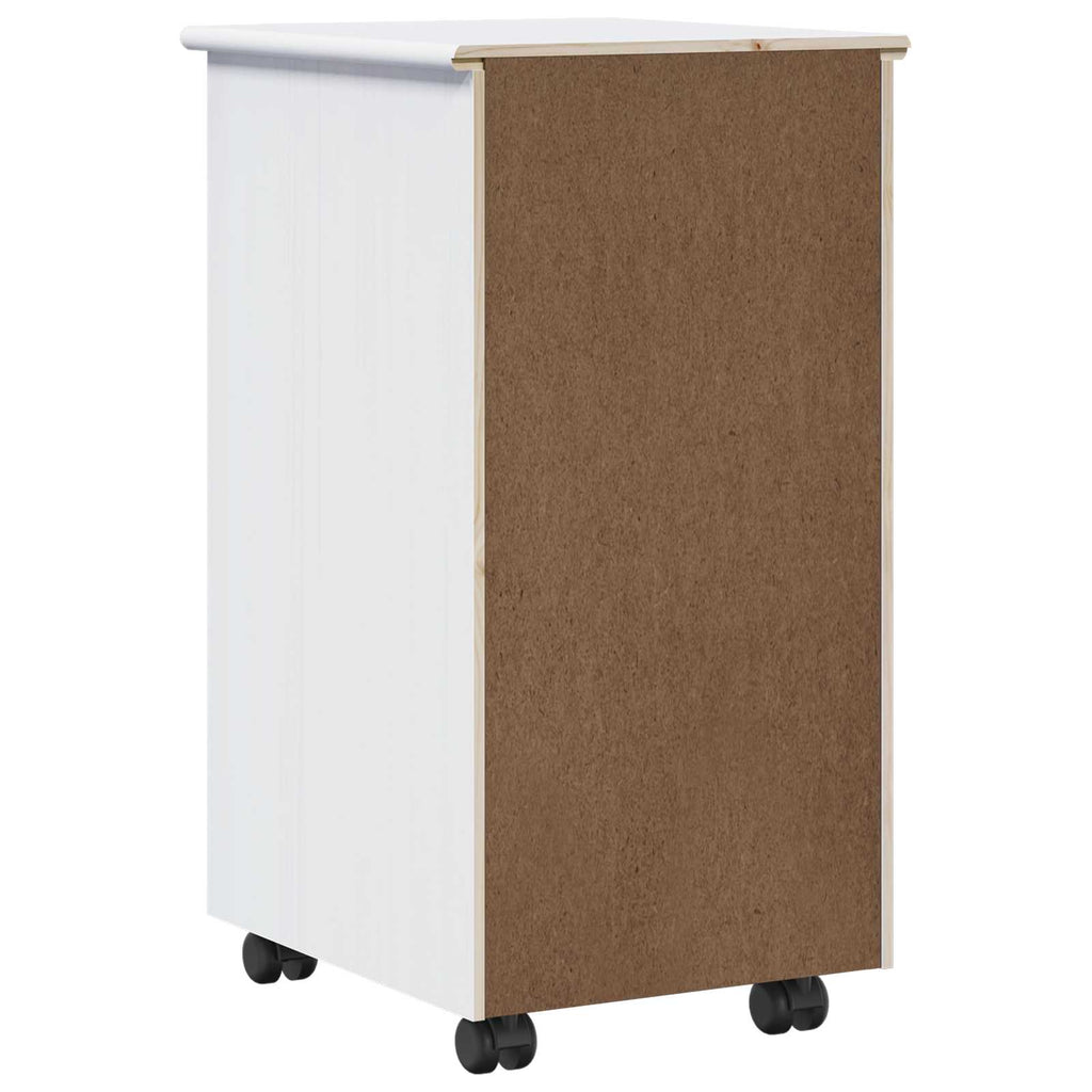 Mobile con Ruote con ruota Bianco 34 x 39 x 65,5 cm