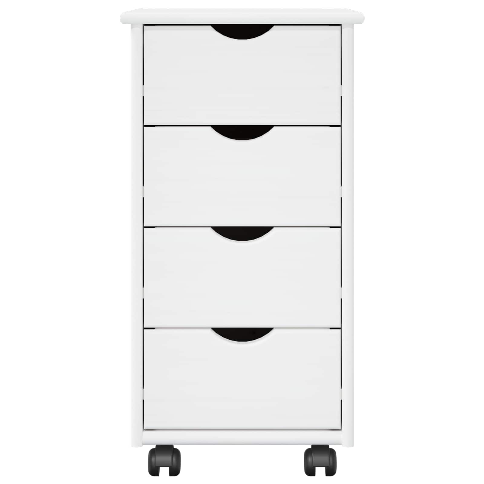 Mobile con Ruote con ruota Bianco 34 x 39 x 65,5 cm