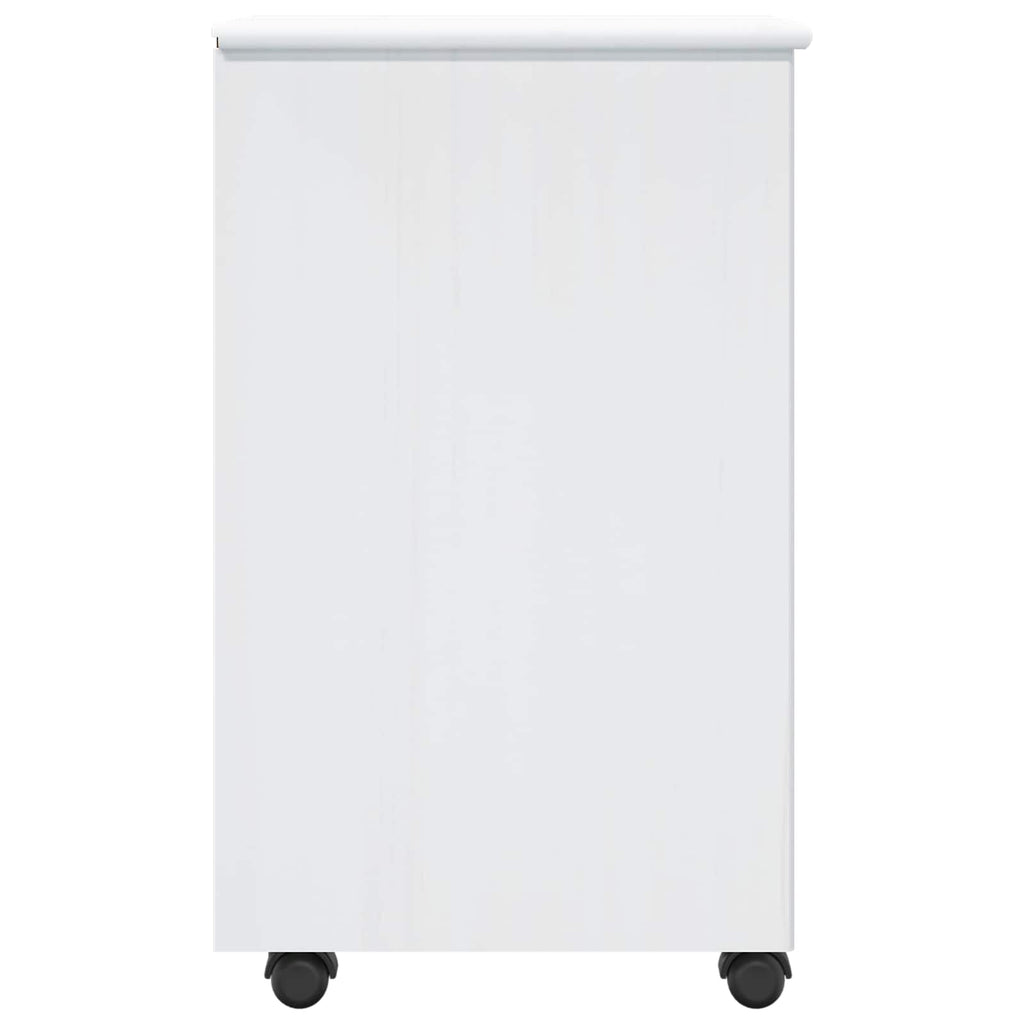 Mobile con Ruote con ruota Bianco 34 x 39 x 65,5 cm