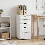 Armadietto Bianco 34 x 39 x 61,5 cm Legno di Pino Massello