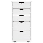 Armadietto Bianco 34 x 39 x 61,5 cm Legno di Pino Massello