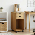 Mobile con Ruote Marrone Miele 34 x 39 x 65,5 cm