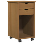 Mobile con Ruote Marrone Miele 34 x 39 x 65,5 cm