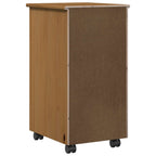 Mobile con Ruote Marrone Miele 34 x 39 x 65,5 cm
