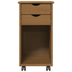 Mobile con Ruote Marrone Miele 34 x 39 x 65,5 cm