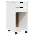 Mobile con Ruote Bianco 34 x 39 x 65,5 cm