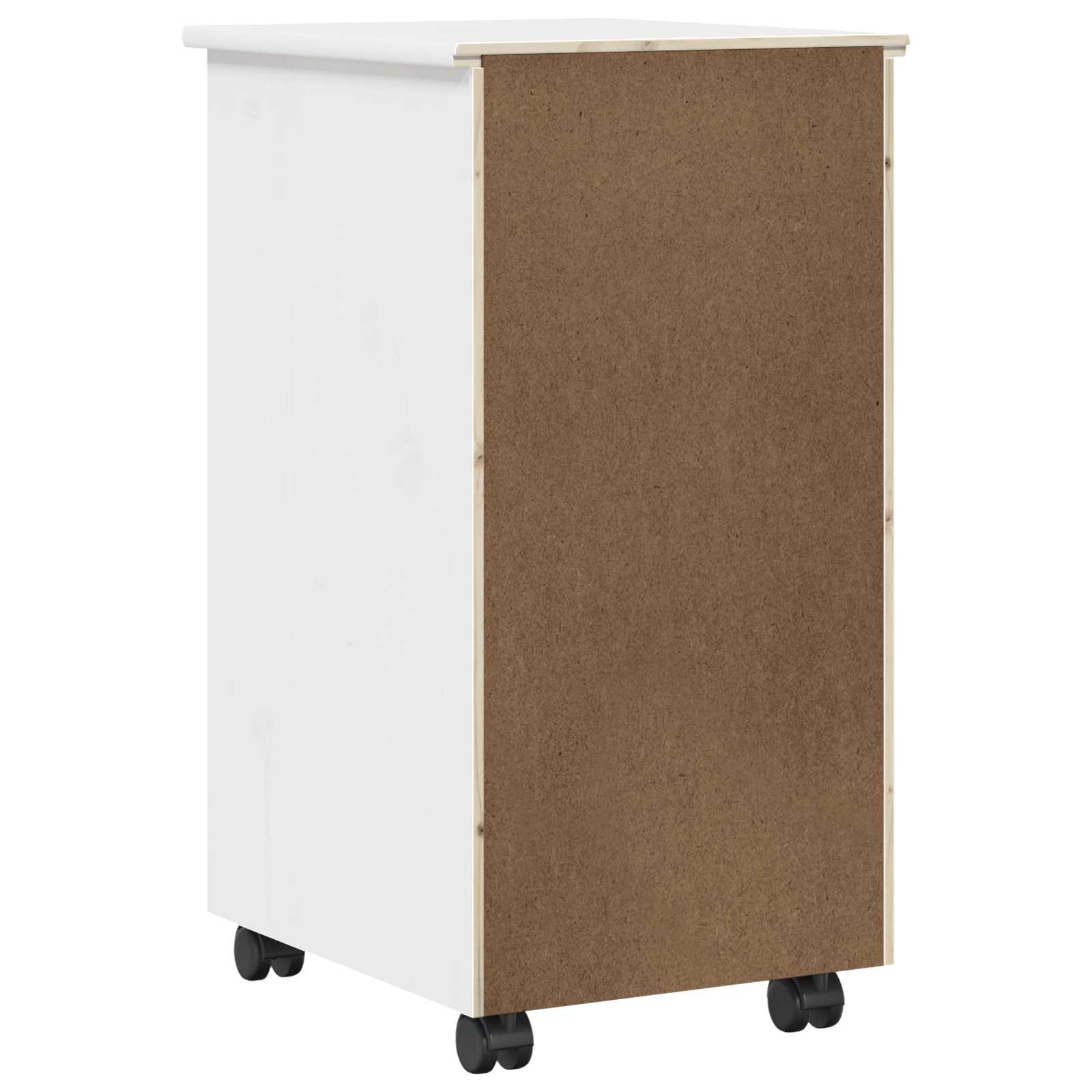 Mobile con Ruote Bianco 34 x 39 x 65,5 cm