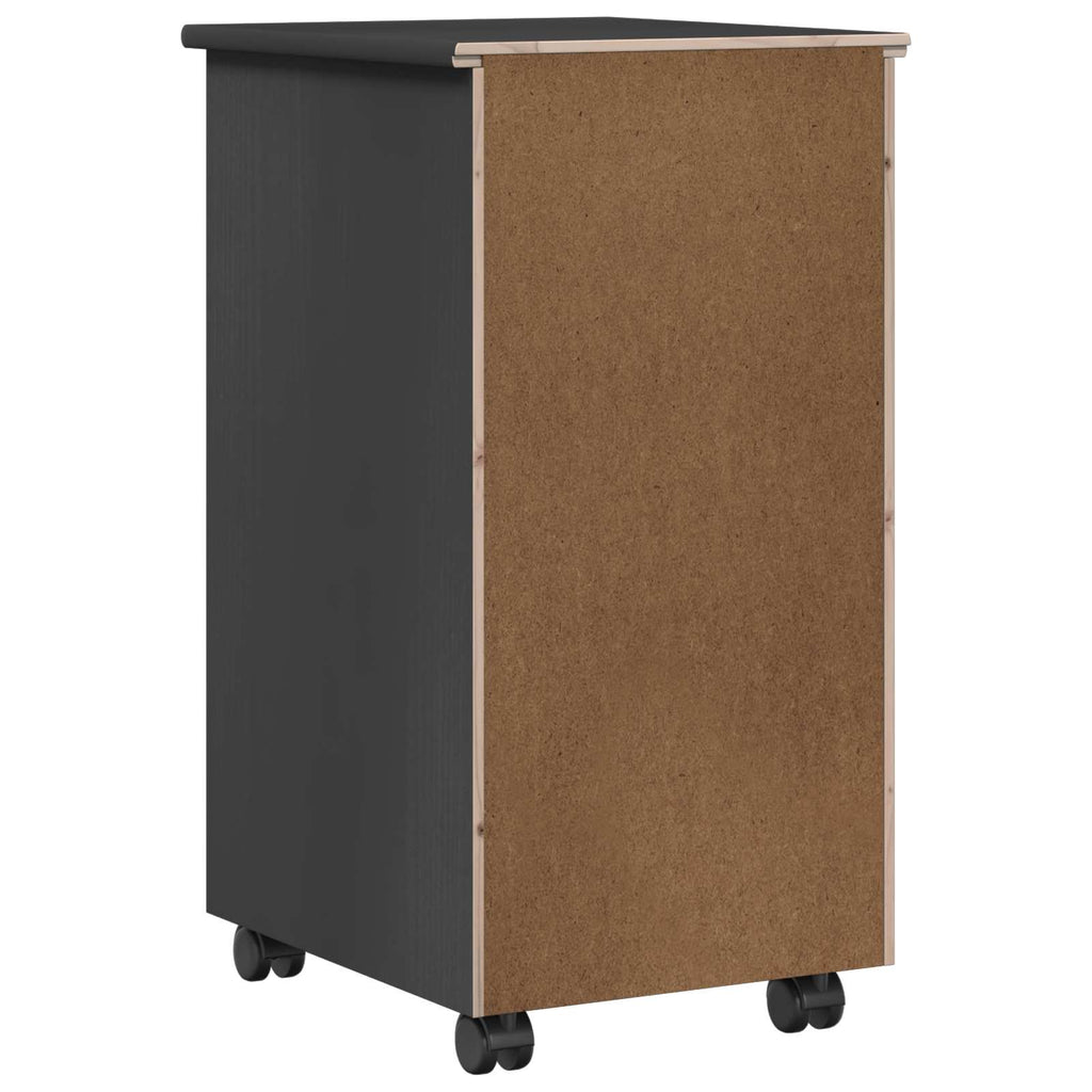 Mobile con Ruote Grigio 34 x 39 x 65,5 cm