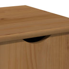 Mobile con Ruote con ruota Marrone miele 34 x 39 x 65,5 cm