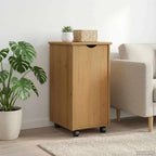 Mobile con Ruote con ruota Marrone miele 34 x 39 x 65,5 cm