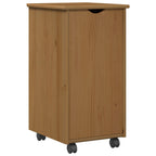 Mobile con Ruote con ruota Marrone miele 34 x 39 x 65,5 cm
