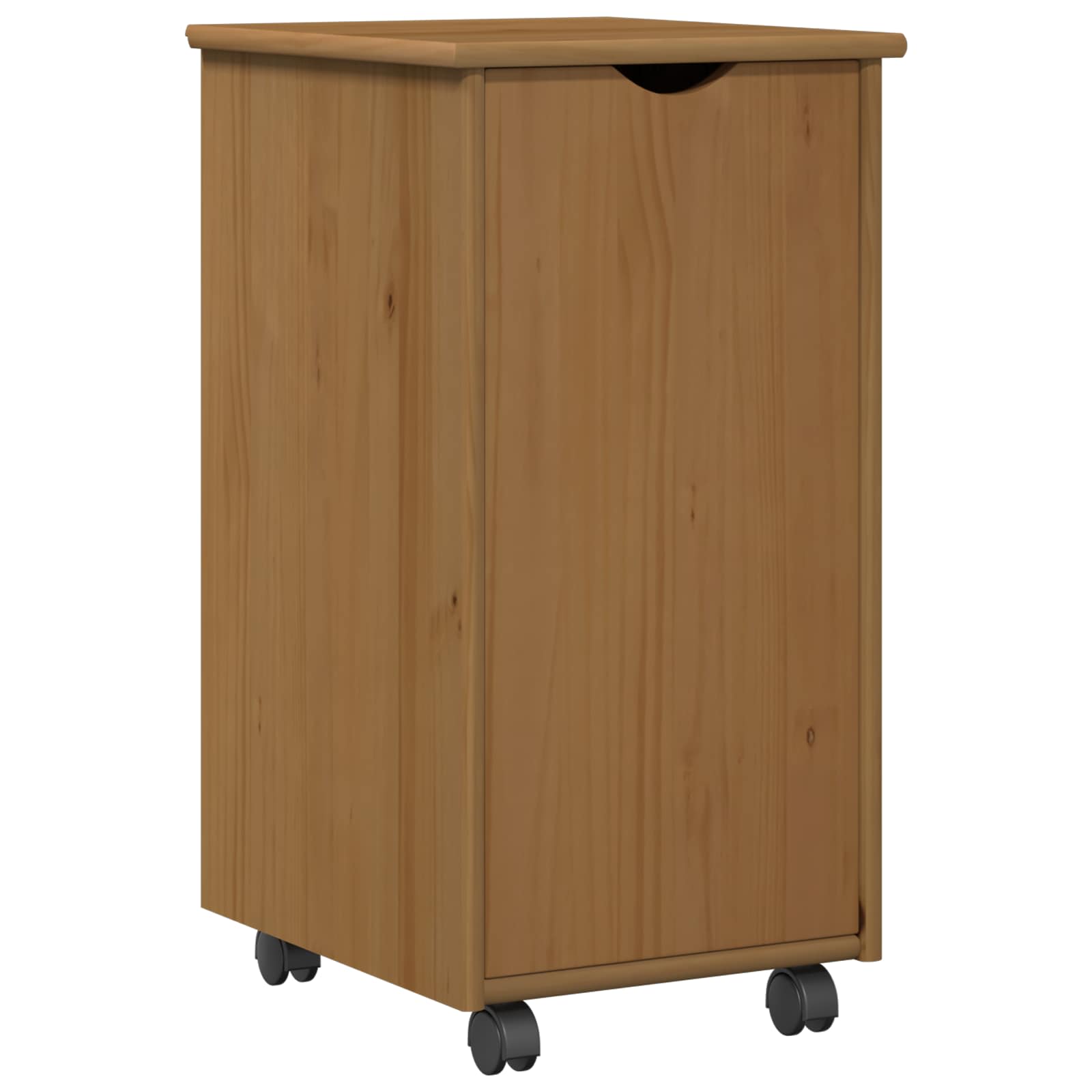 Mobile con Ruote con ruota Marrone miele 34 x 39 x 65,5 cm