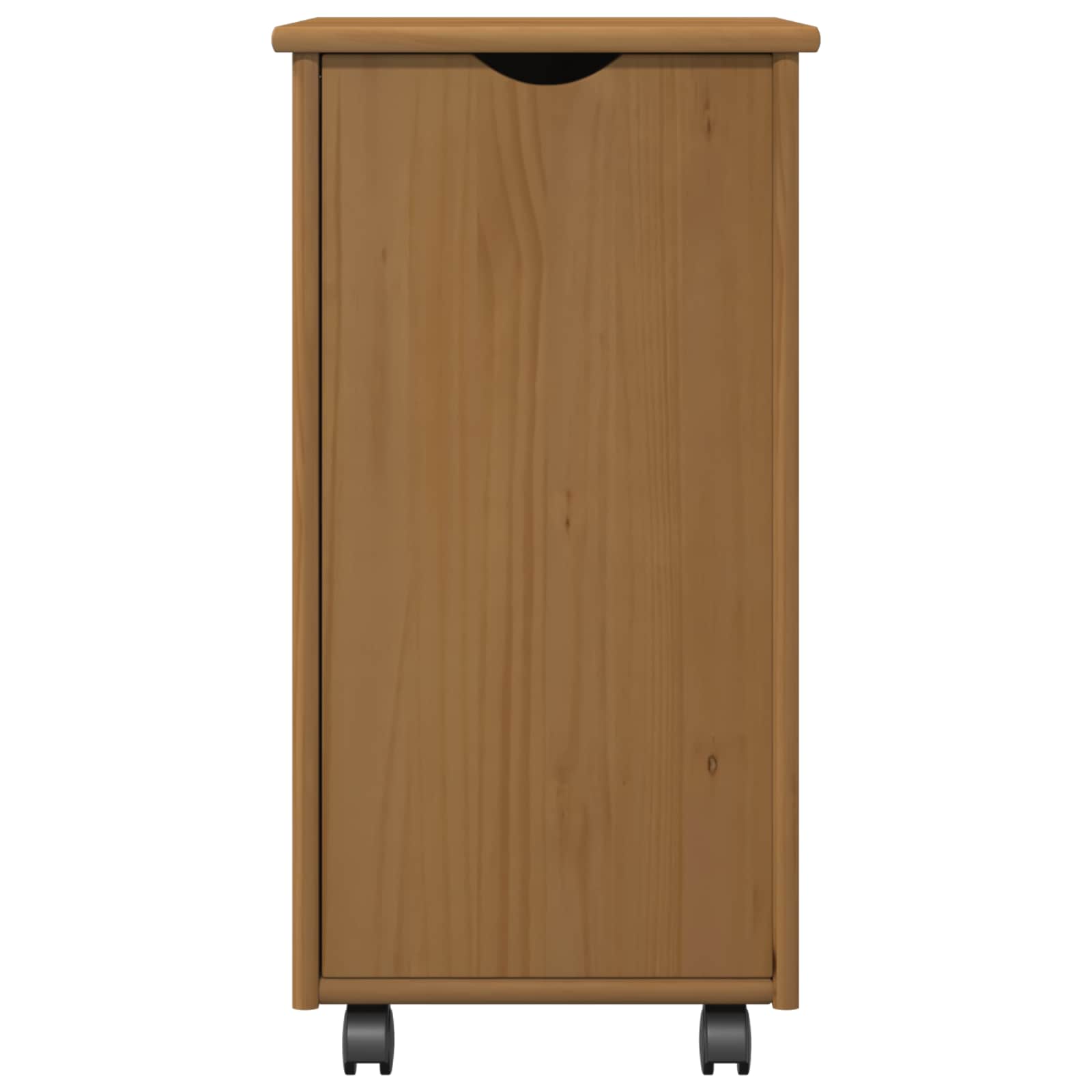 Mobile con Ruote con ruota Marrone miele 34 x 39 x 65,5 cm