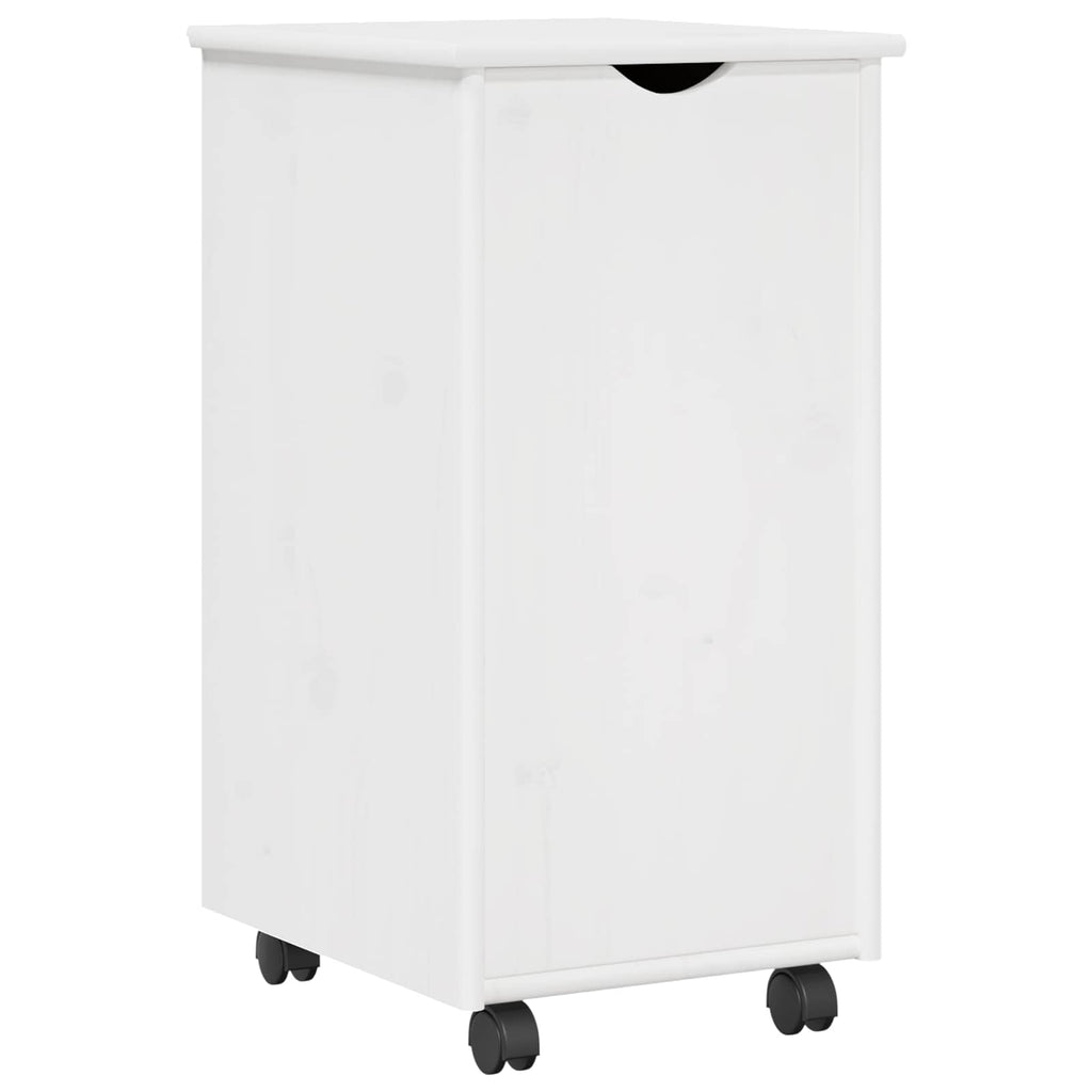 Mobile con Ruote con ruota Bianco 34 x 39 x 65,5 cm
