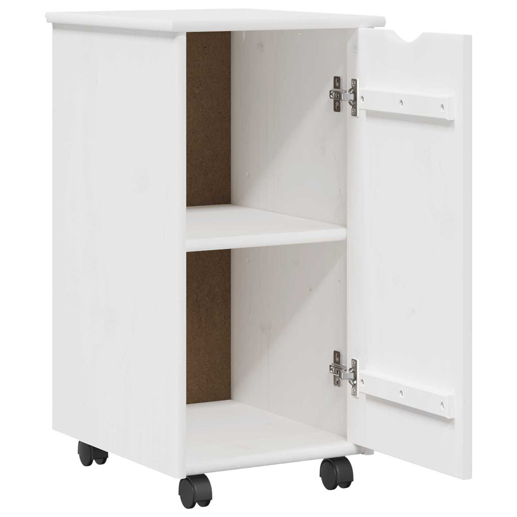 Mobile con Ruote con ruota Bianco 34 x 39 x 65,5 cm