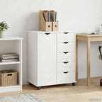 Mobile con Ruote con ruota Bianco 63,5 x 39 x 79 cm