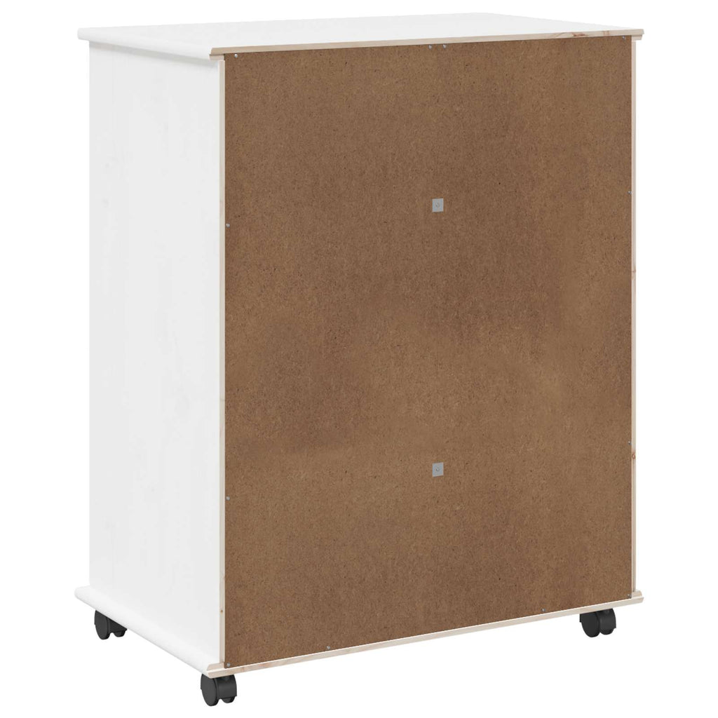 Mobile con Ruote con ruota Bianco 63,5 x 39 x 79 cm