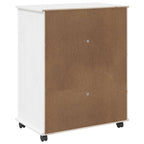 Mobile con Ruote con ruota Bianco 63,5 x 39 x 79 cm