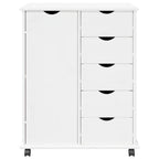 Mobile con Ruote con ruota Bianco 63,5 x 39 x 79 cm