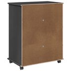 Mobile con Ruote con ruota Grigio 63,5 x 39 x 79 cm