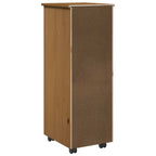 Mobile con Ruote con ruota Marrone miele 34 x 39 x 93,5 cm