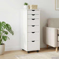Mobile con Ruote con ruota Bianco 34 x 39 x 93,5 cm