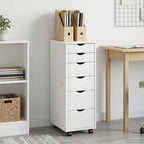 Mobile con Ruote con ruota Bianco 34 x 39 x 93,5 cm