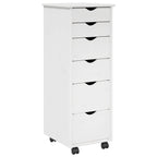 Mobile con Ruote con ruota Bianco 34 x 39 x 93,5 cm