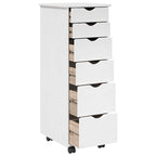 Mobile con Ruote con ruota Bianco 34 x 39 x 93,5 cm