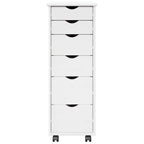 Mobile con Ruote con ruota Bianco 34 x 39 x 93,5 cm