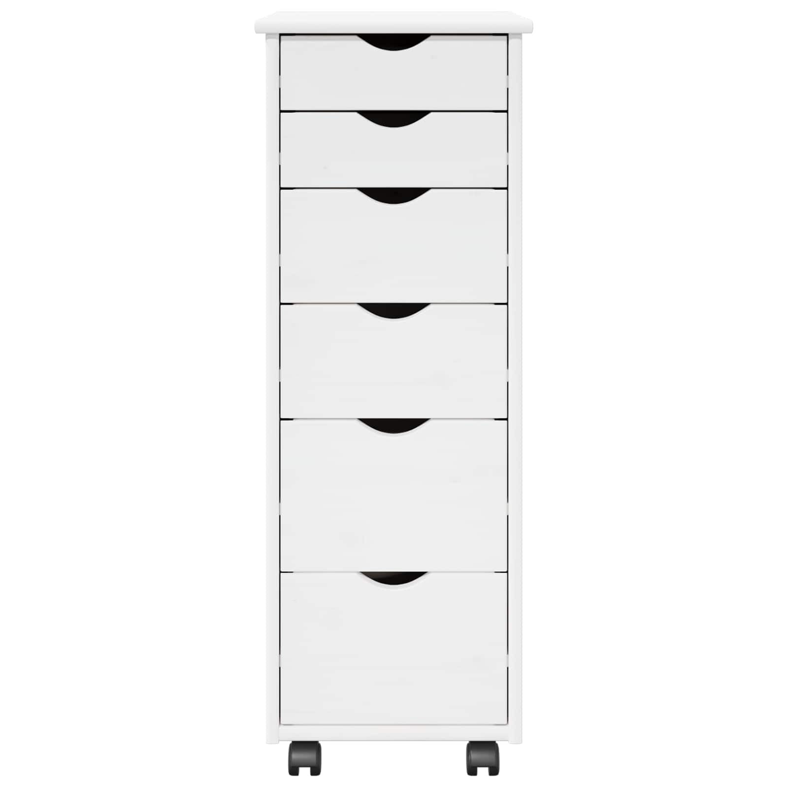 Mobile con Ruote con ruota Bianco 34 x 39 x 93,5 cm